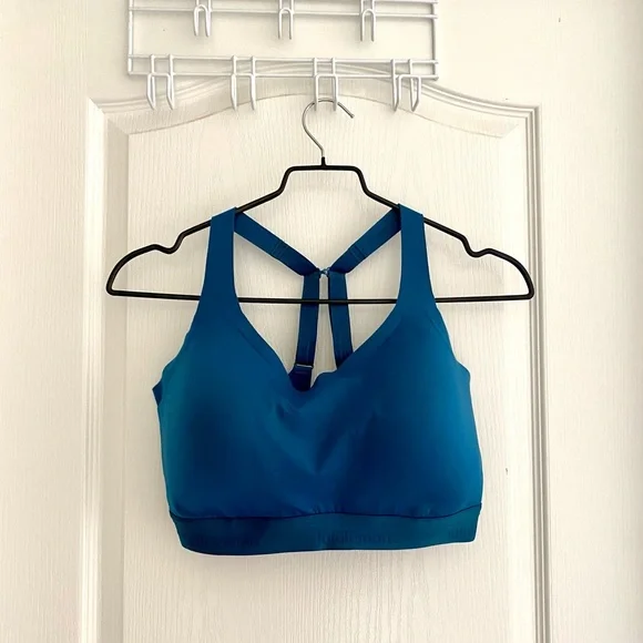 Lululemon Fine Form Marshmallow Bra Bermuda Teal (Size 36E)